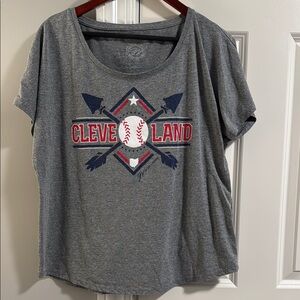 GV Art Cleveland Graphic Gray T-Shirt